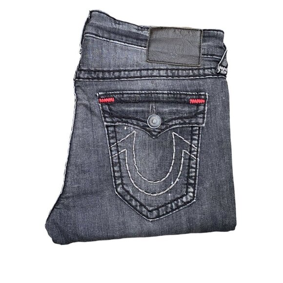 True Religion Jeans Size 36 RICKY Gray - Picture 4 of 6